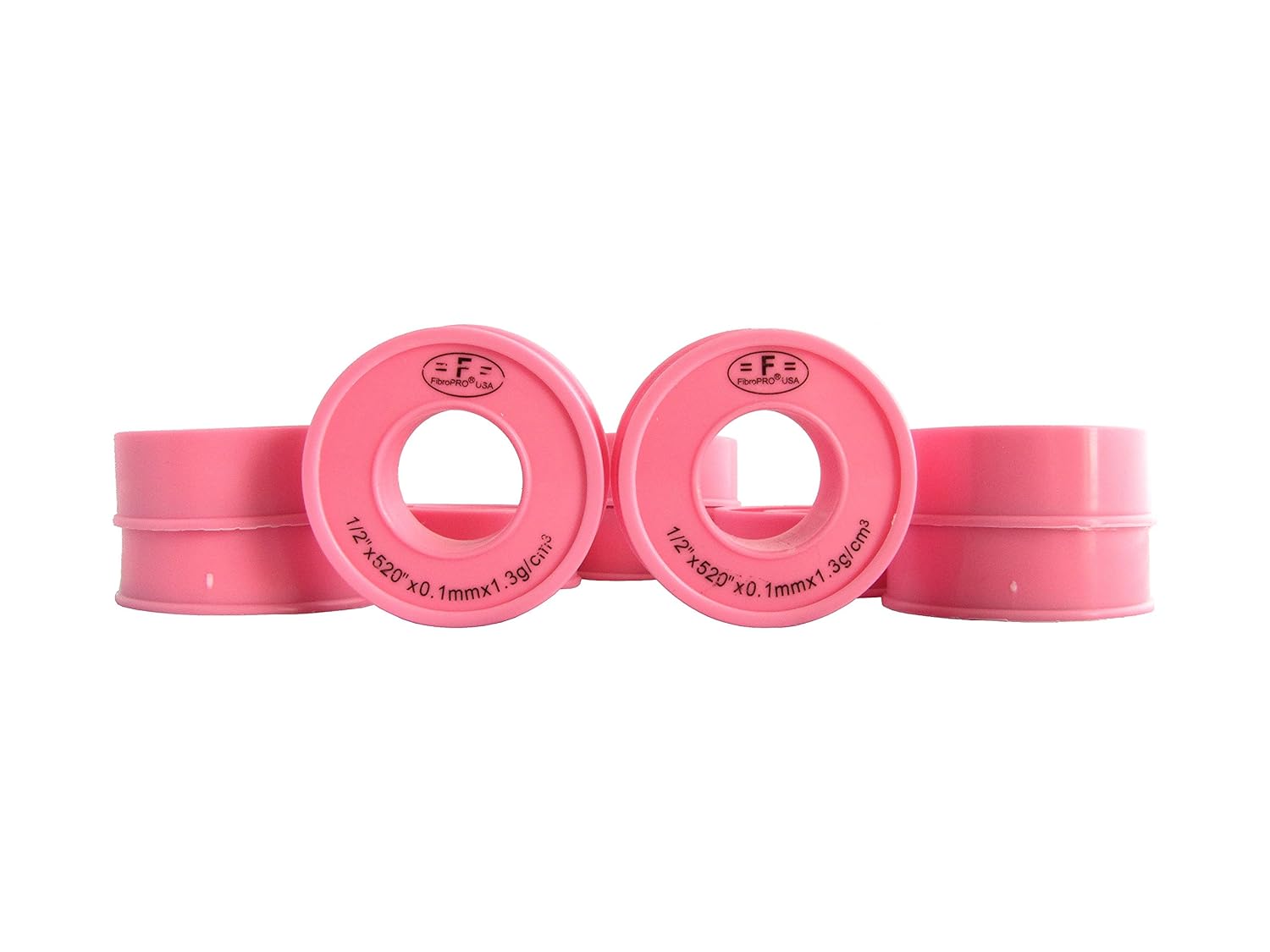 10-Pack Gas and drinking Water PTFE Sealant Tape 12x520 Pink