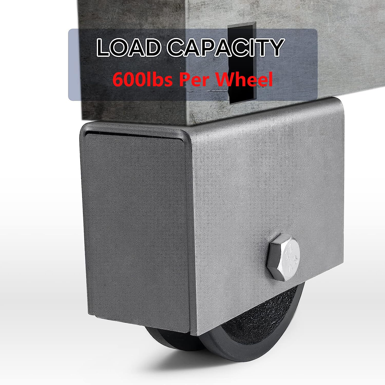 Sturdy V-Groove Cast Iron Gate Wheel for 1200 Lb Load