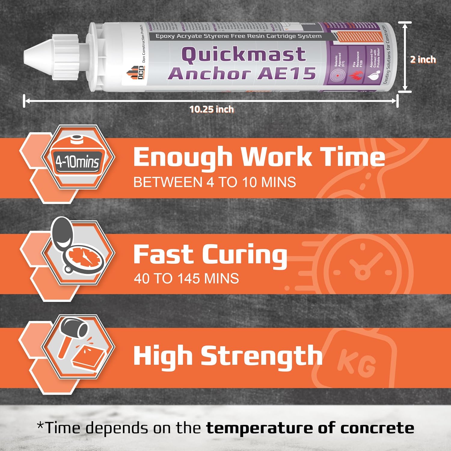 Quickmast AE15 Epoxy Anchor