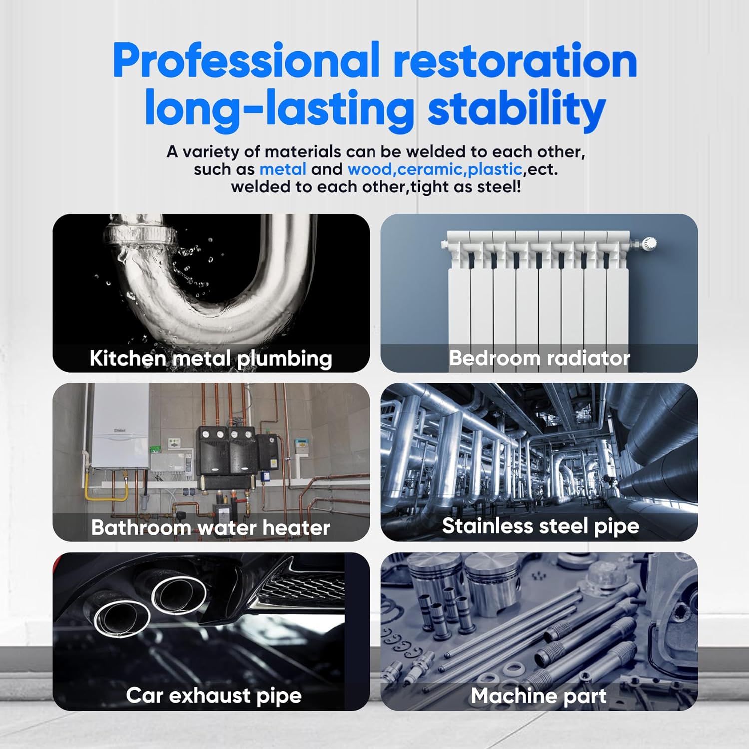 Seal Welds for Metal Plastic and Steel