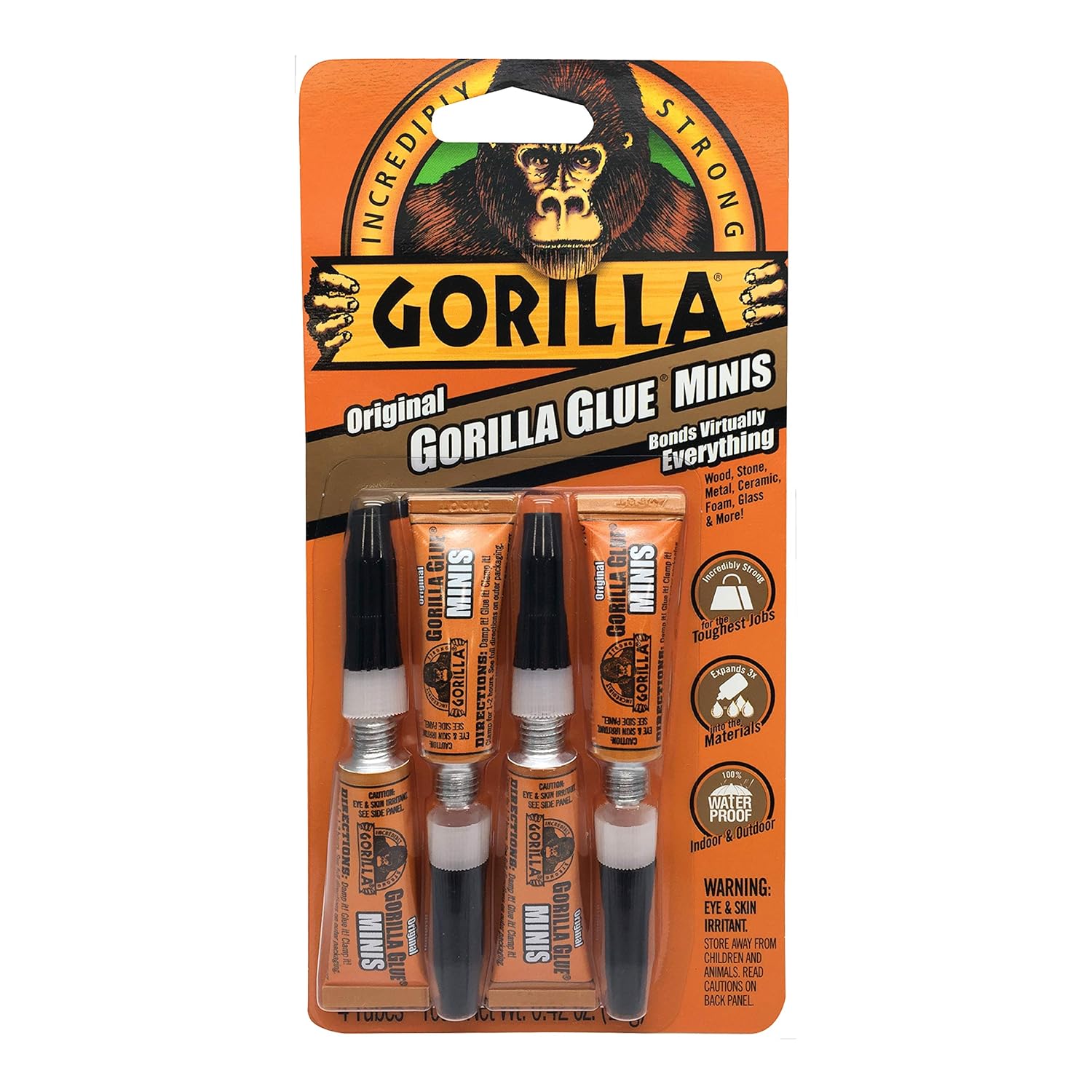 Gorilla Minis Original Waterproof Polyurethane Glue