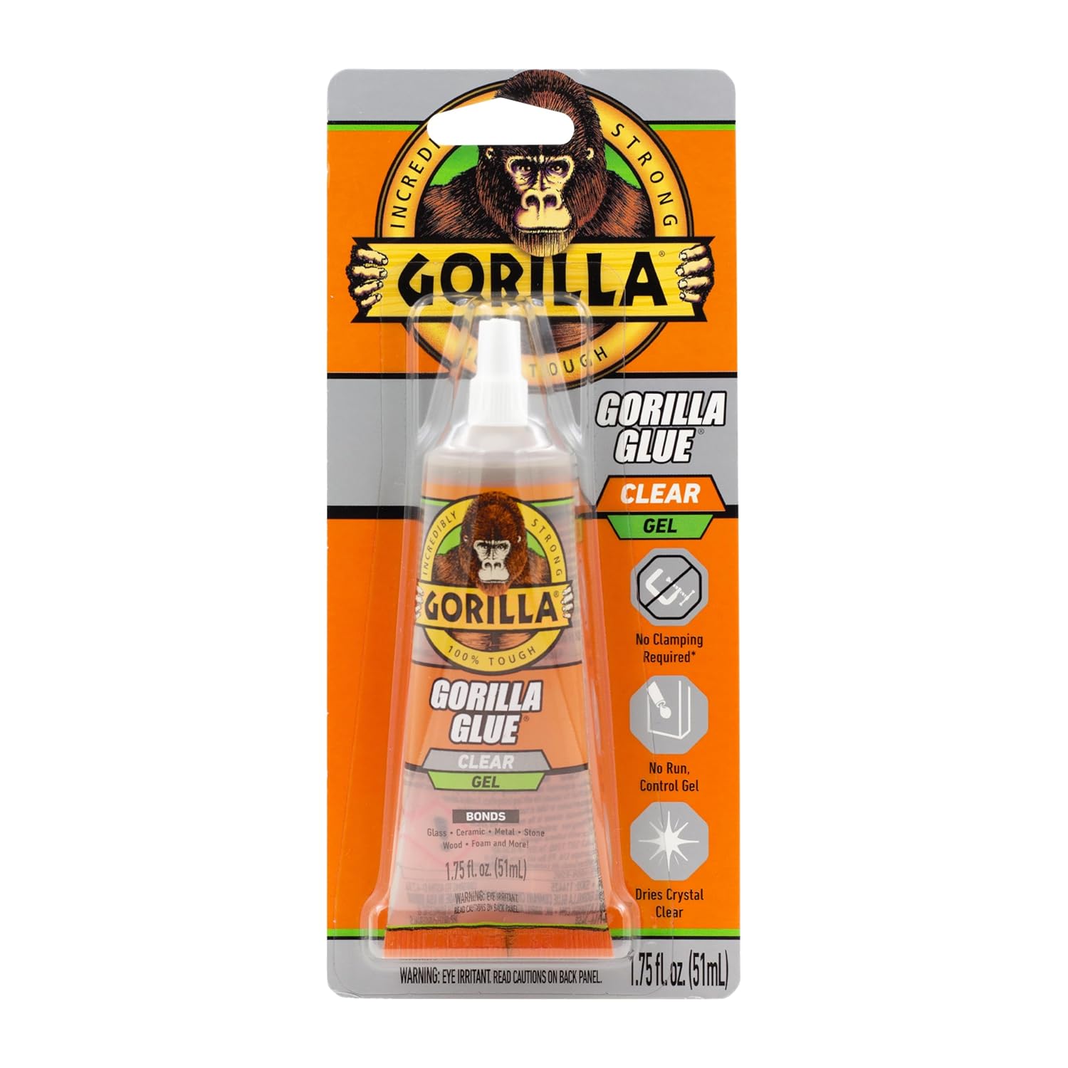 Gorilla Glue Clear Gel Professional Use 175floz Tube