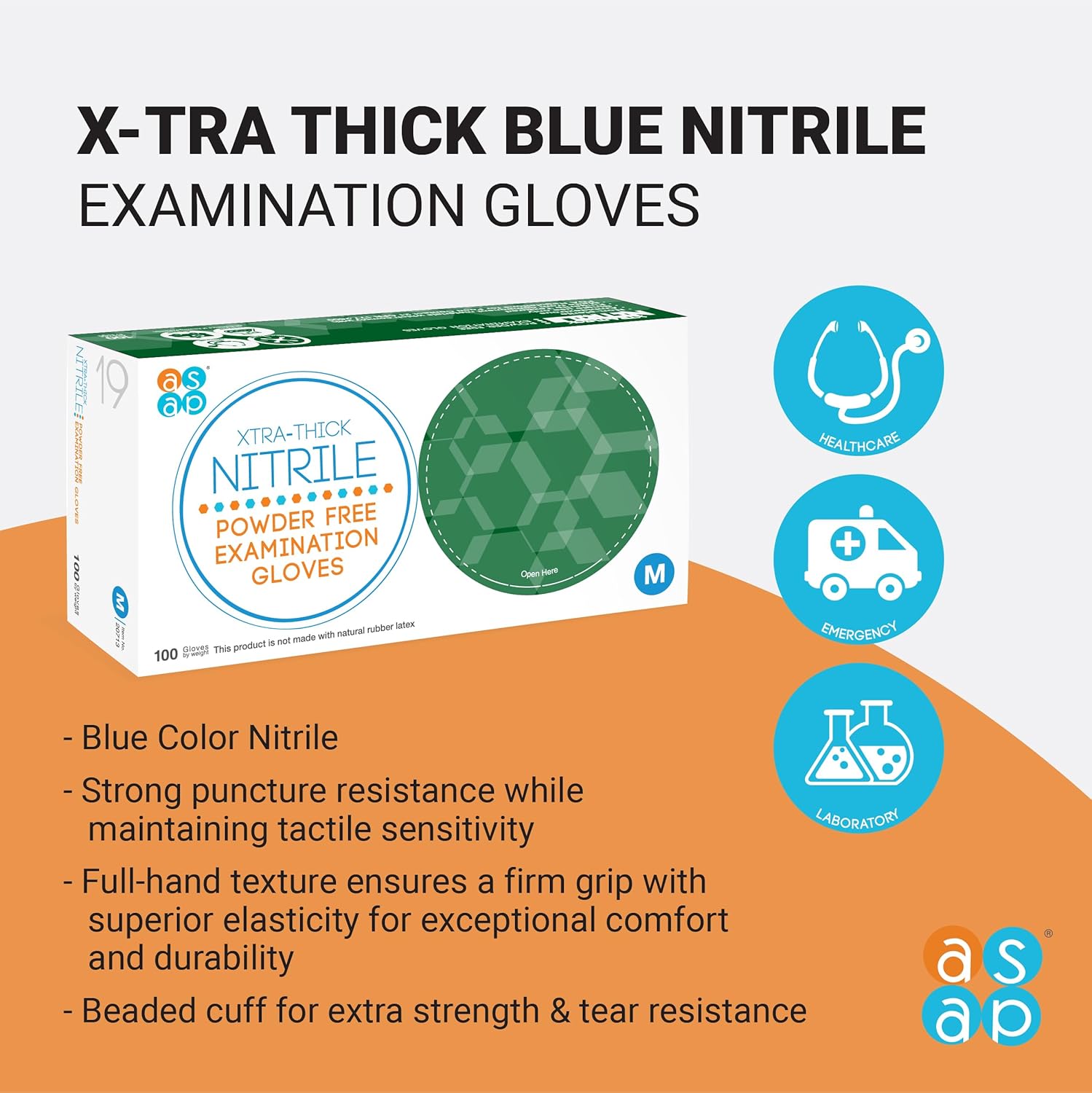 ultra-durable examination gloves for professional use