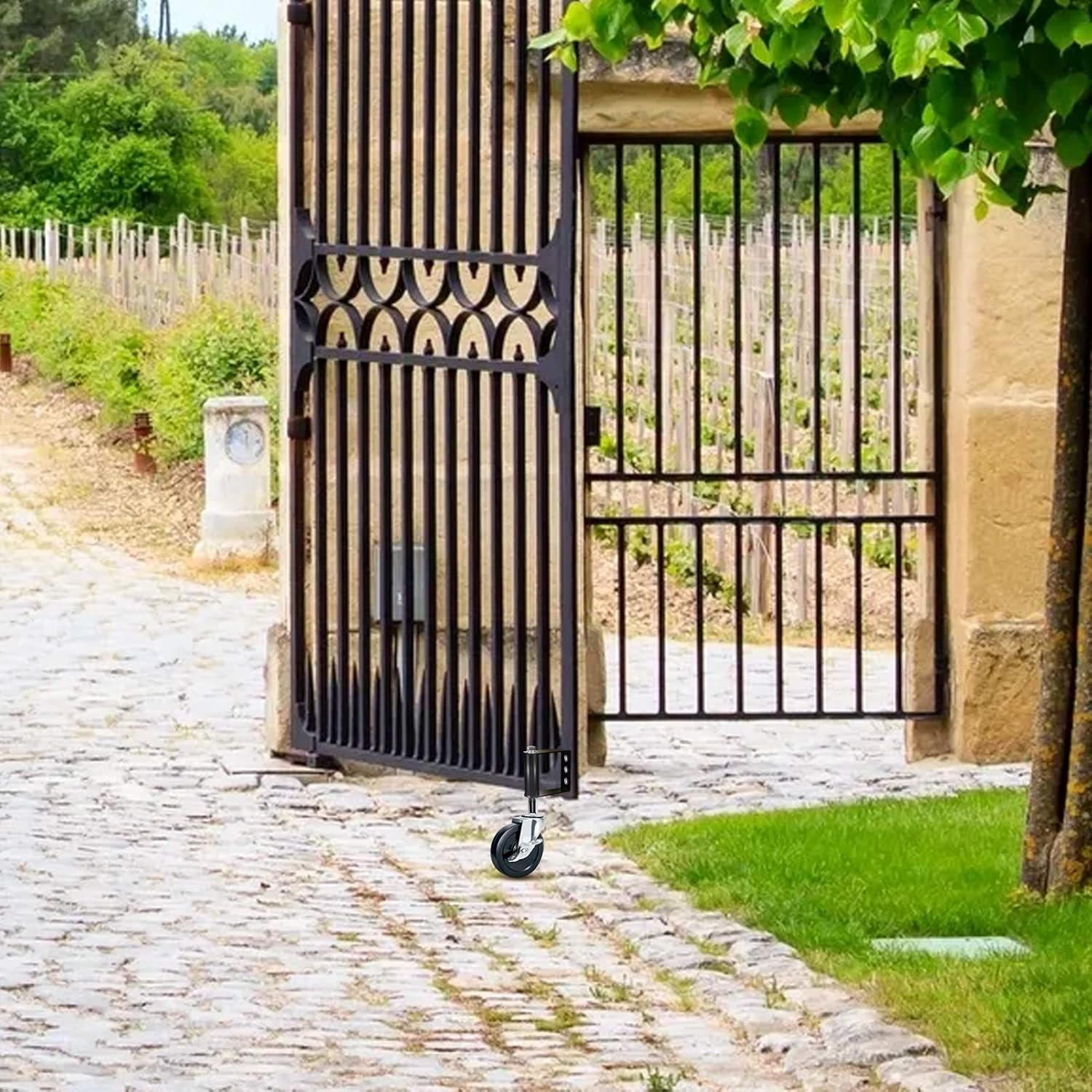 Ronlap Hidden Spring Gate Wheels for Wooden Gates