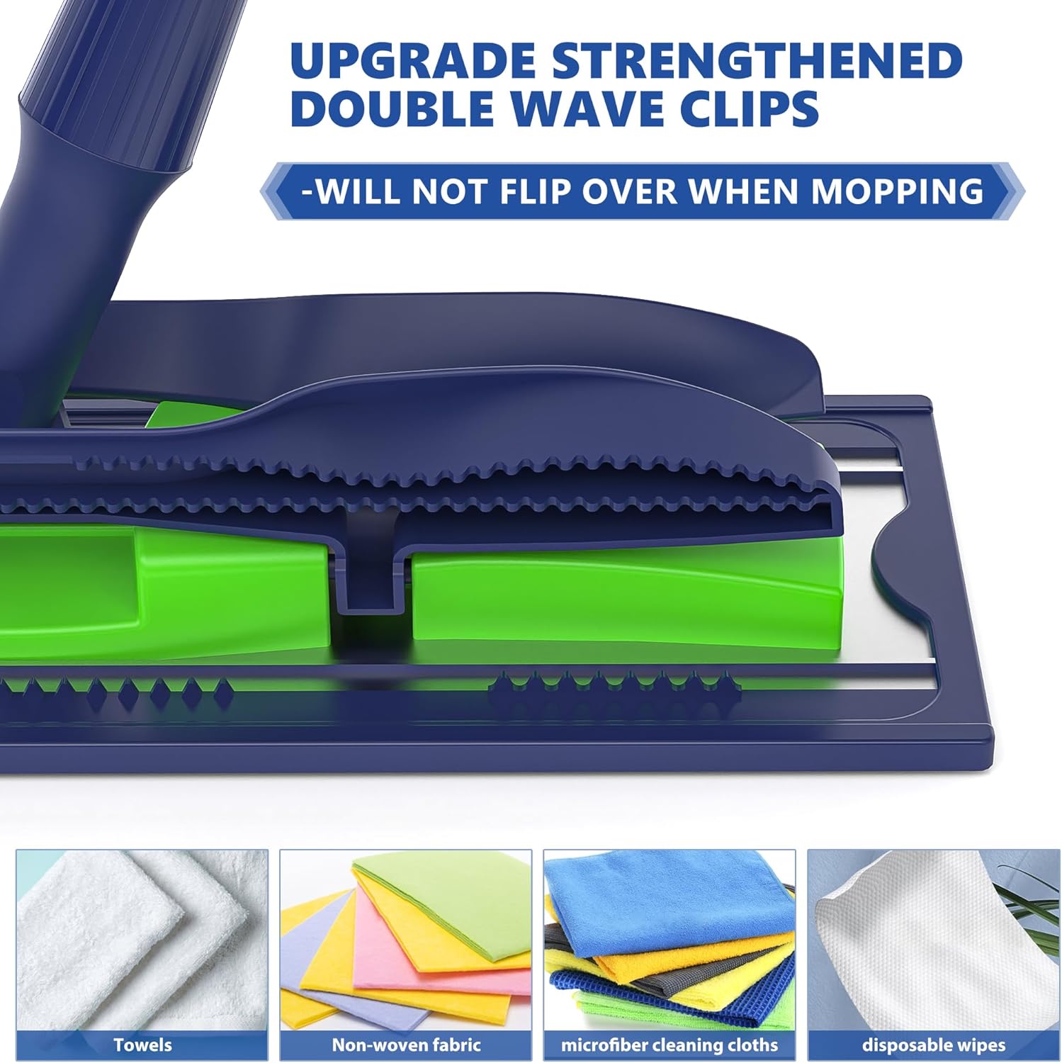 Durable Versatile Wood Floor Mop for Home Commercial Use