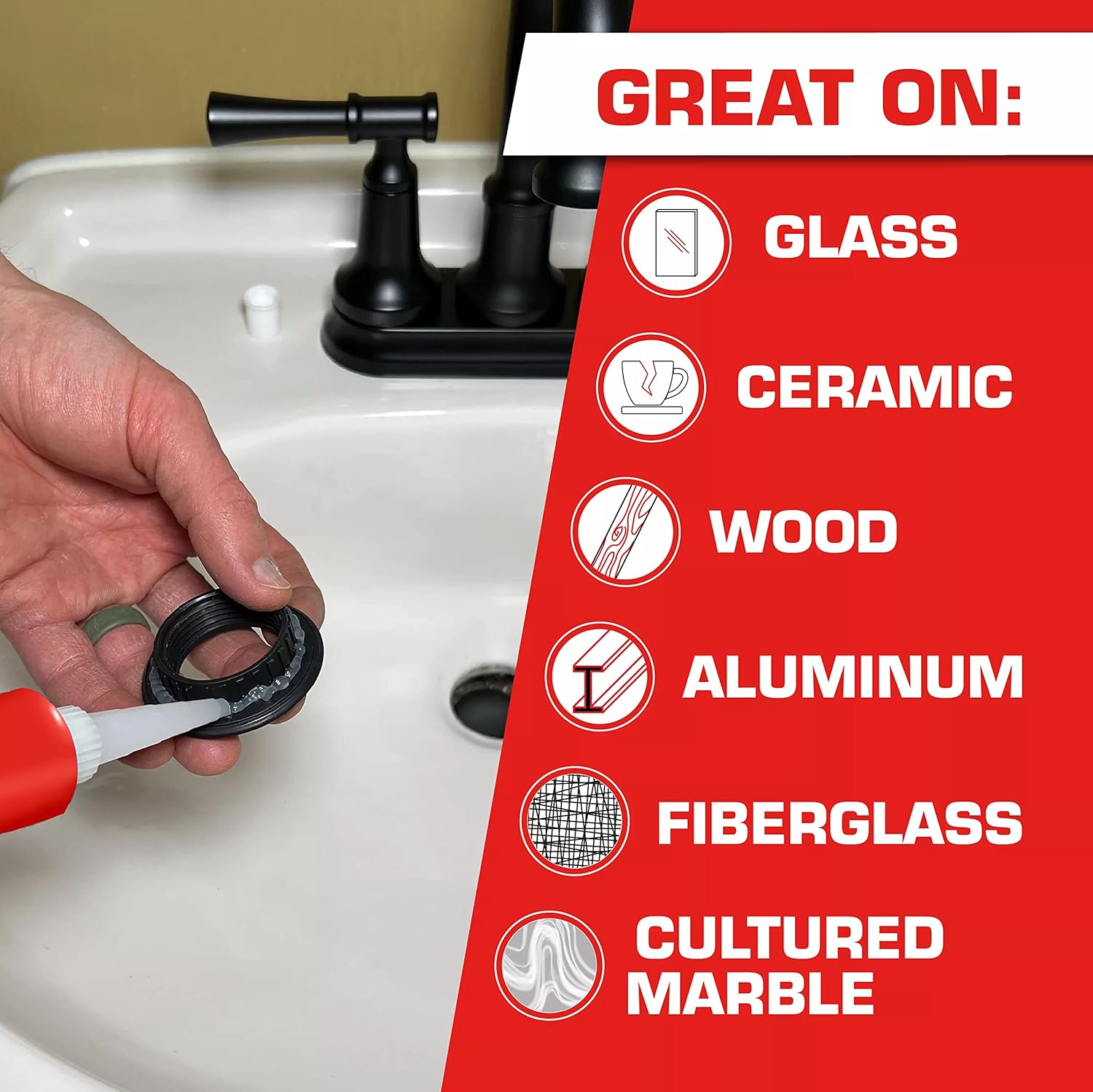 Seal It Smoothly - Loctite Clear Silicone Sealer for Any Surface
