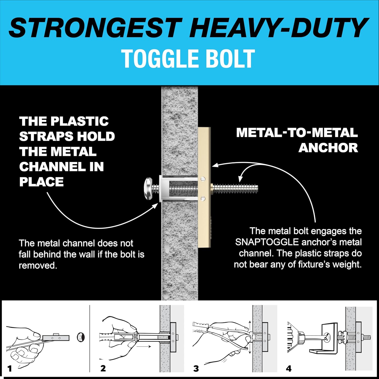 TOGGLER SNAPTOGGLE BDS Strong Durable Made in the USA