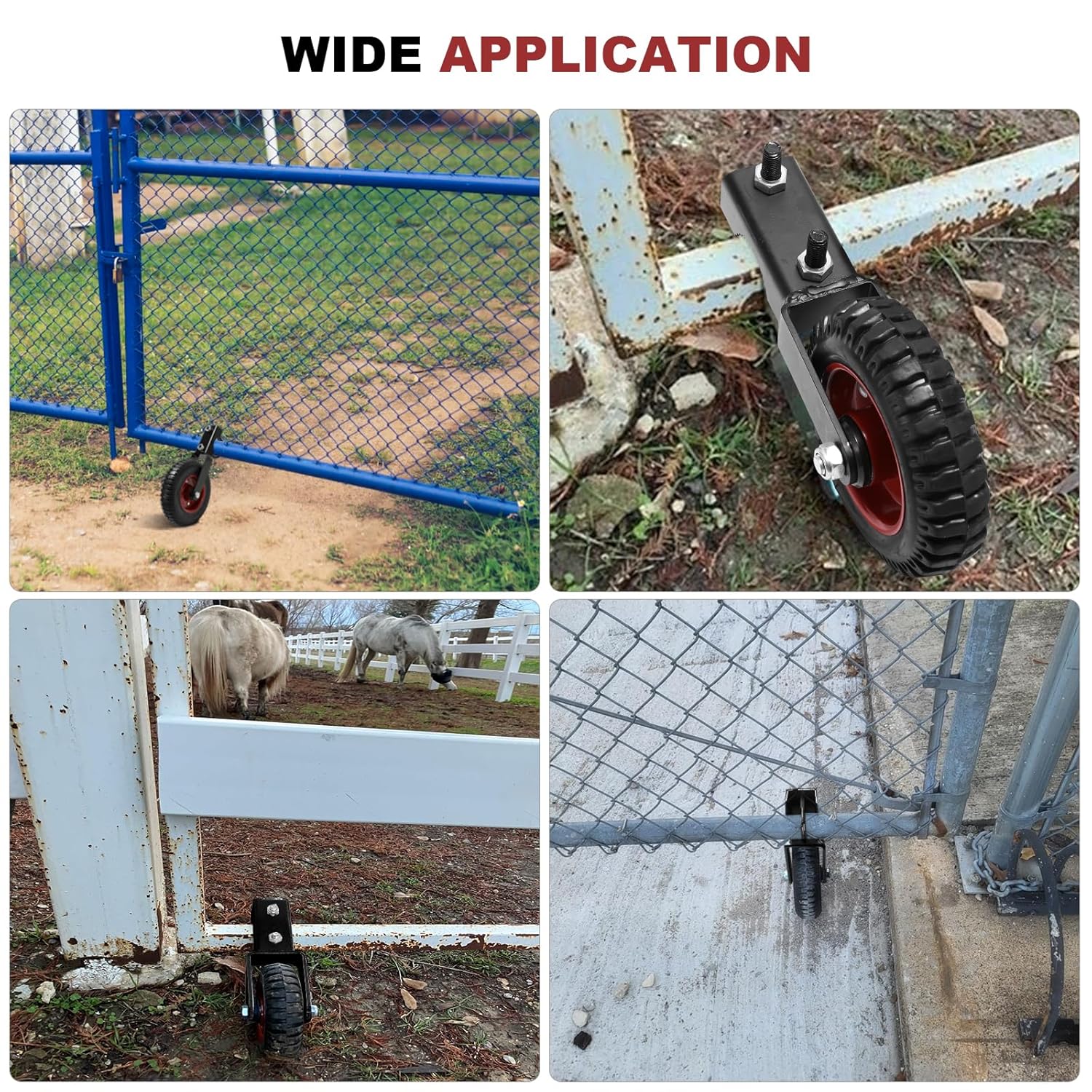 Heavy Duty Gate Wheel for Farm Gates