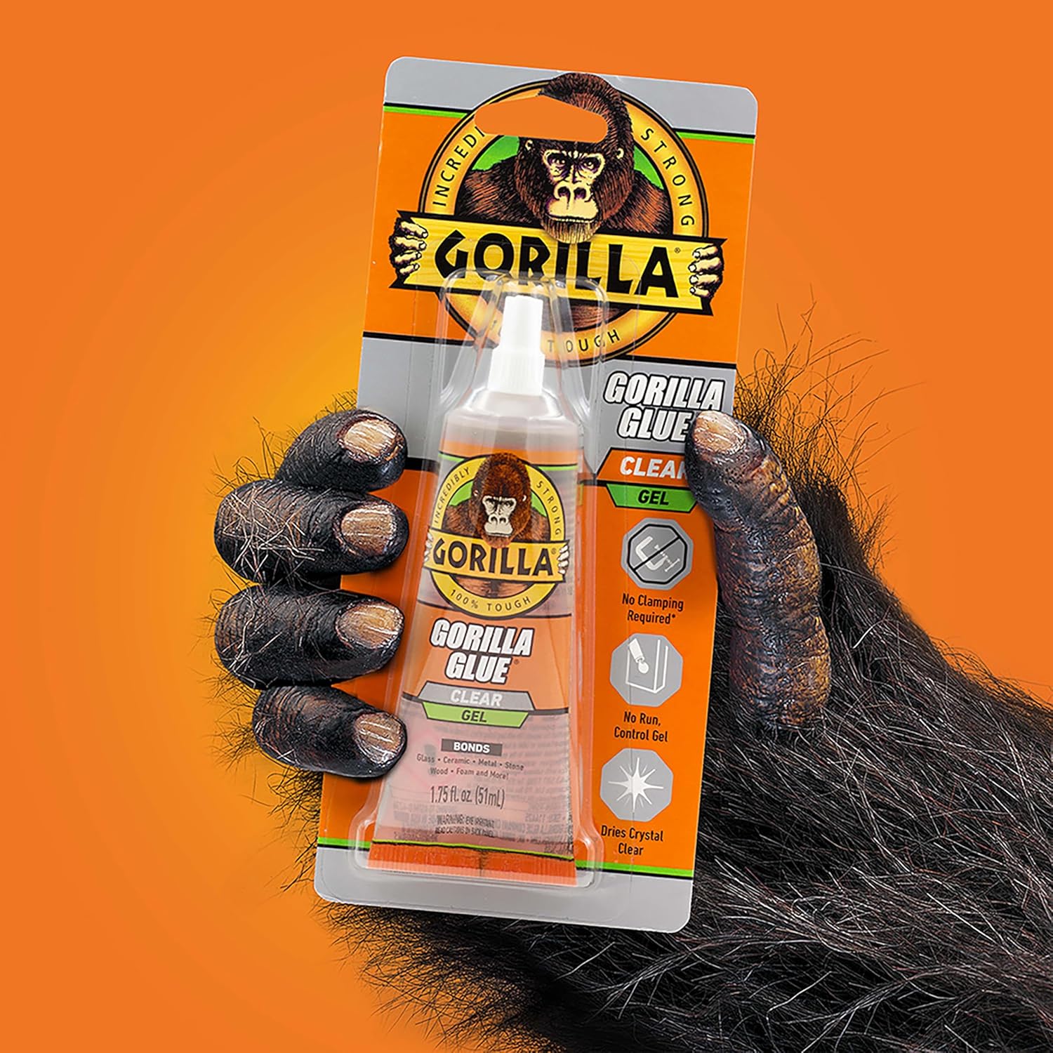 Gorilla Glue Clear Gel Professional Use 175floz Tube