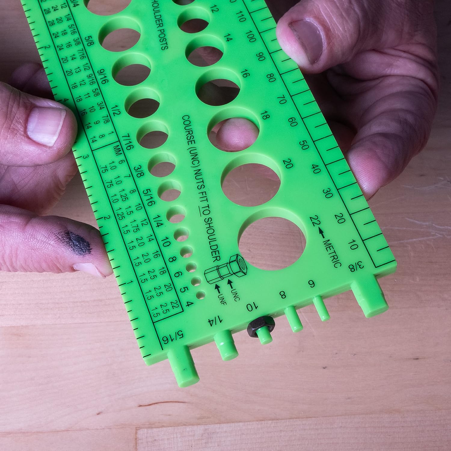OEMTOOLS Nut Bolt Thread Gauge
